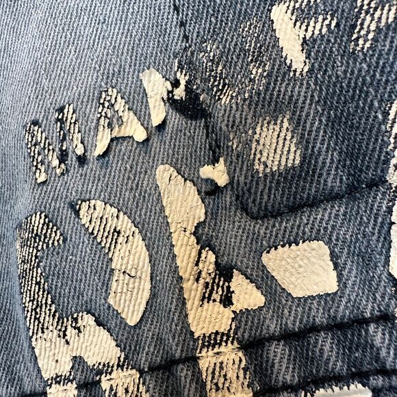 Reason Supply Co Grey Denim Jacket Mens Medium ApolloX - Picture 8 of 8